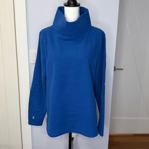 Dudley Stephens Greenpoint Turtleneck Velo Fleece Royal Blue, size XXL. EUC!
